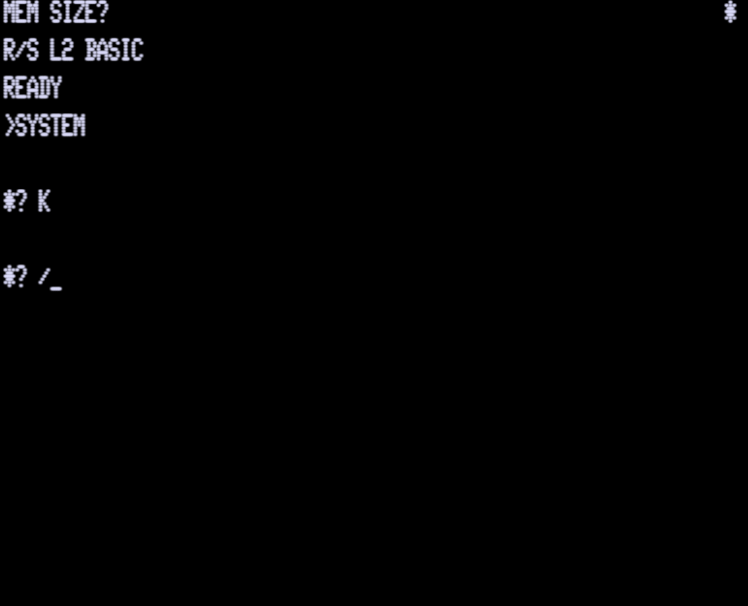 Screen shot